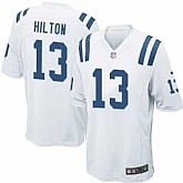 Nike Men & Women & Youth Colts #13 T.Y. Hilton White Team Color Game Jersey,baseball caps,new era cap wholesale,wholesale hats